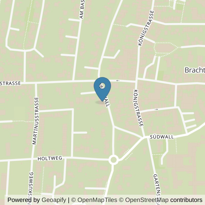 Map: location of fit+ Bracht in Brüggen