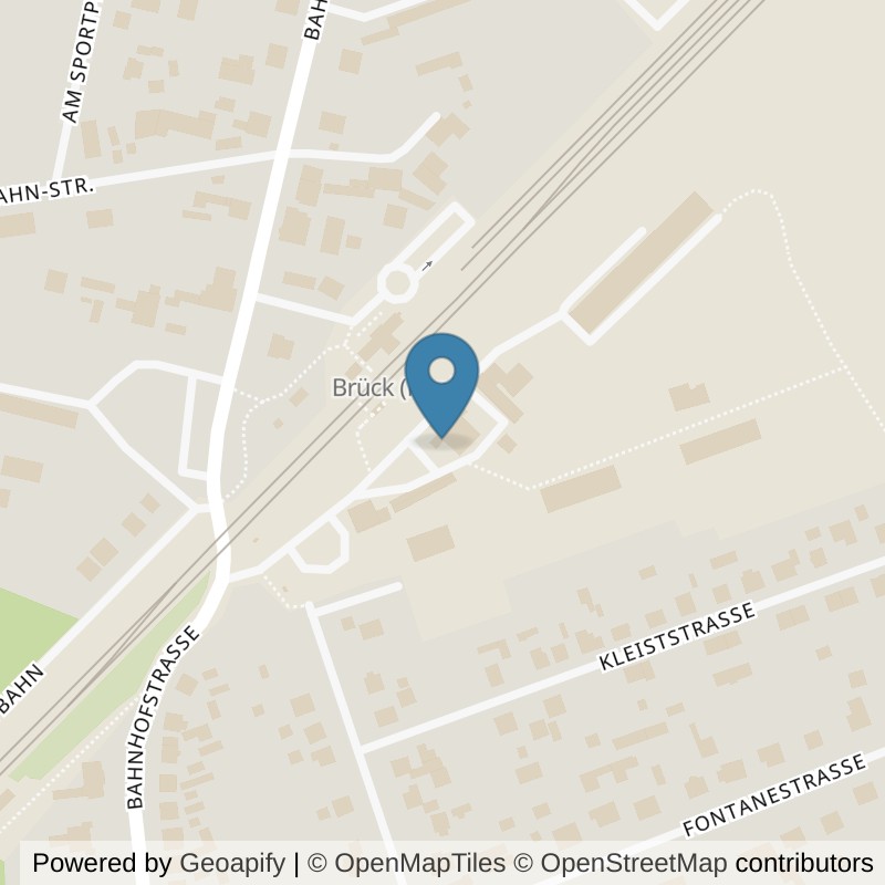 Map: location of fit+ Brück (Mark) in Brück