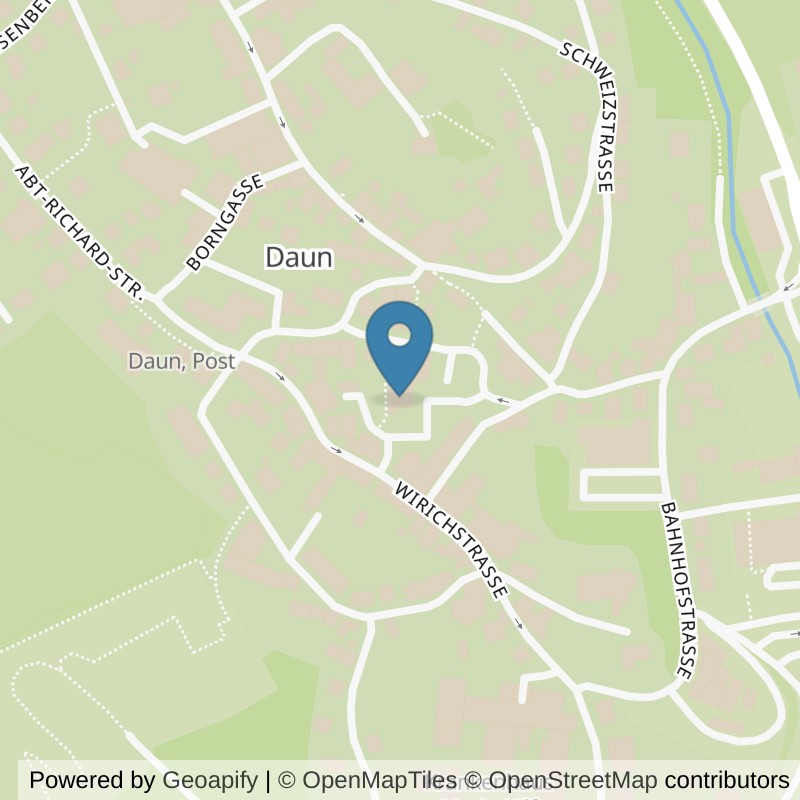 Map: location of fit+ Daun in Daun