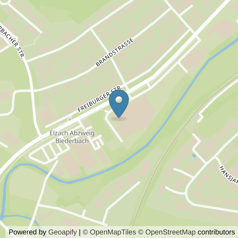 Map: location of fit+ Elzach in Elzach
