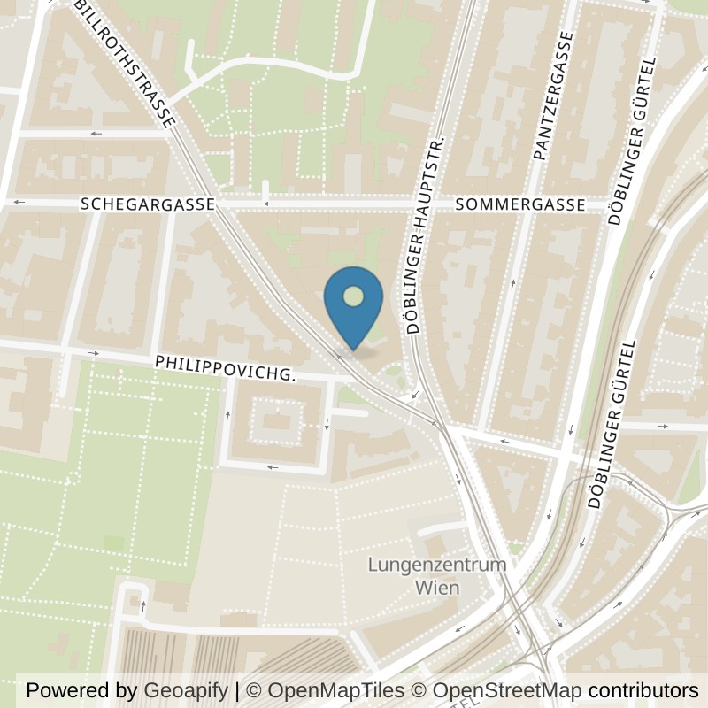 Map: location of Fit Fabrik Döbling in Wien