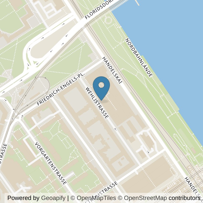 Map: location of Fit Fabrik Handelskai in Wien
