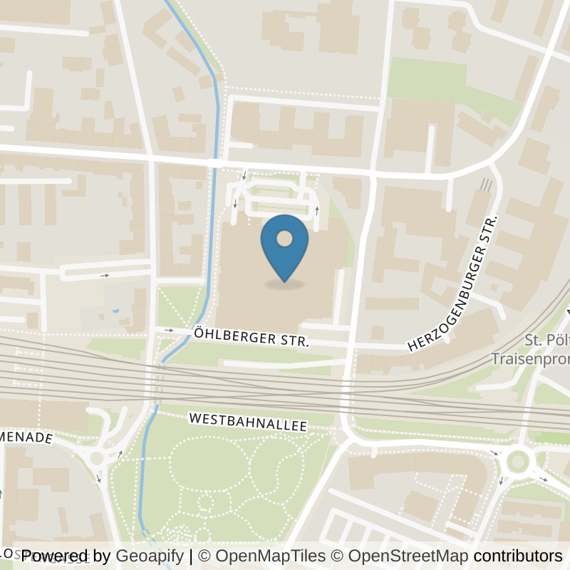 Map: location of Fit Fabrik St. Pölten in St. Pölten