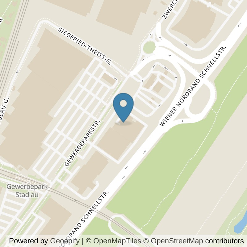 Map: location of Fit Fabrik Stadlau in Wien