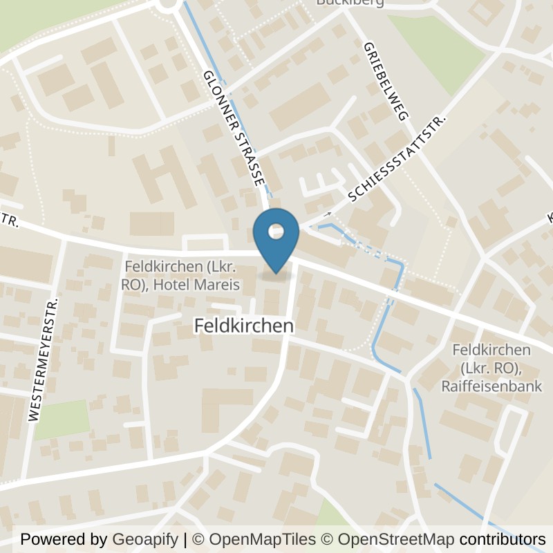 Map: location of fit+ Feldkirchen in Feldkirchen-Westerham