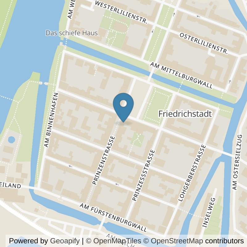 Map: location of fit+ Friedrichstadt in Friedrichstadt