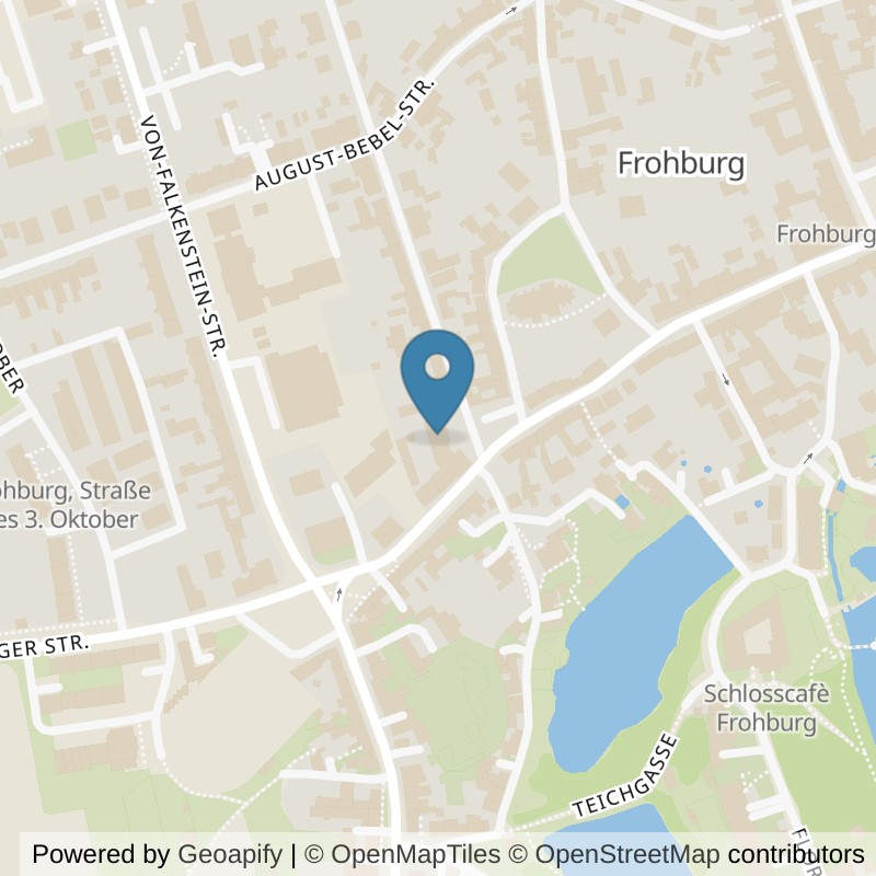 Map: location of fit+ Frohburg in Frohburg