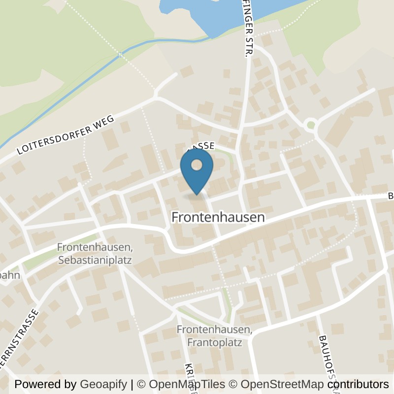 Map: location of fit+ Frontenhausen in Frontenhausen