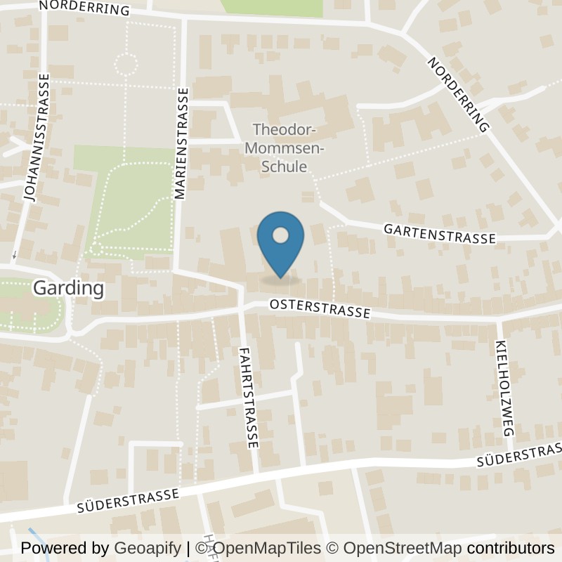 Map: location of fit+ Garding in Garding