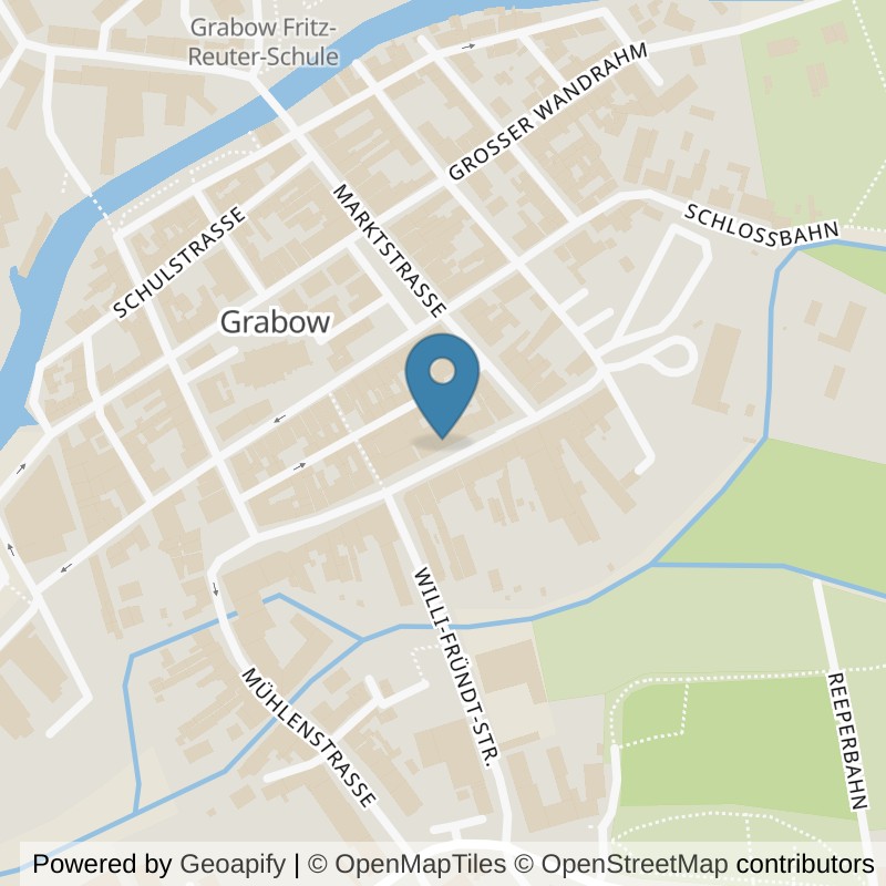 Map: location of fit+ Grabow in Grabow