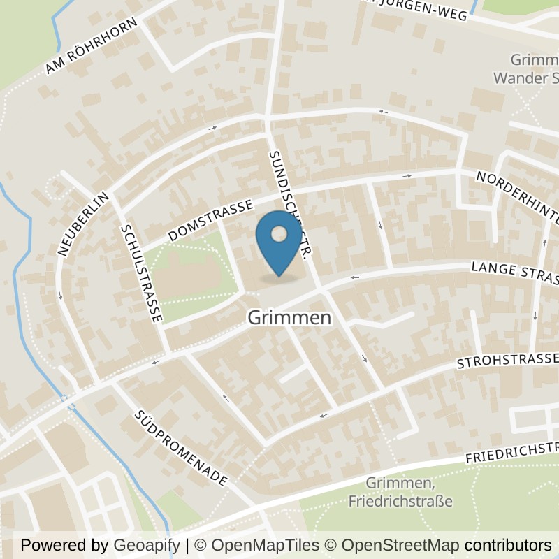 Map: location of fit+ Grimmen in Grimmen