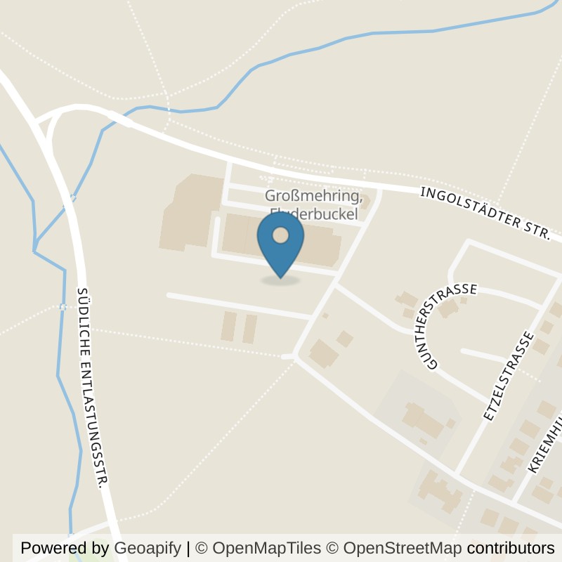 Map: location of fit+ Großmehring in Großmehring