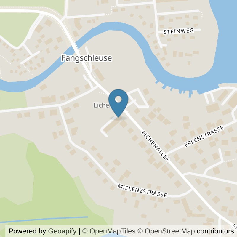 Map: location of fit+ Grünheide in Grünheide (Mark)