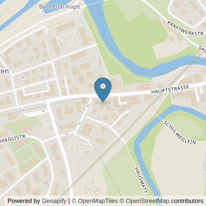 Map: location of FIT GYM - Fitness für die Frau in Augst
