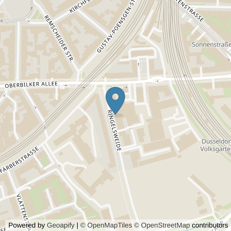 Map: location of Fit In Düsseldorf in Düsseldorf