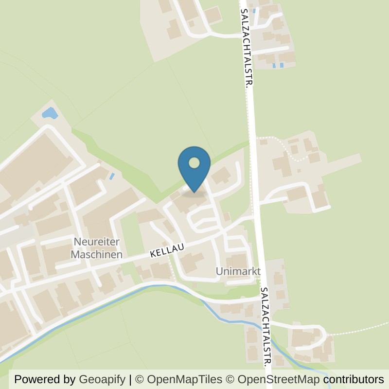 Map: location of fit+ Kuchl in Kuchl