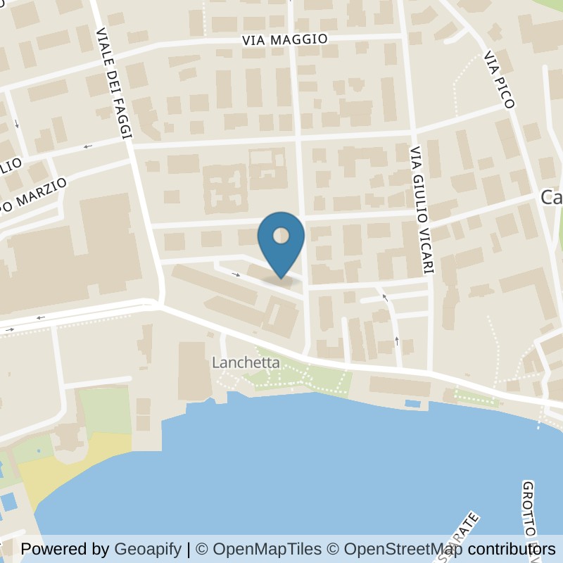 Map: location of Fit Lab 2.0 in Lugano