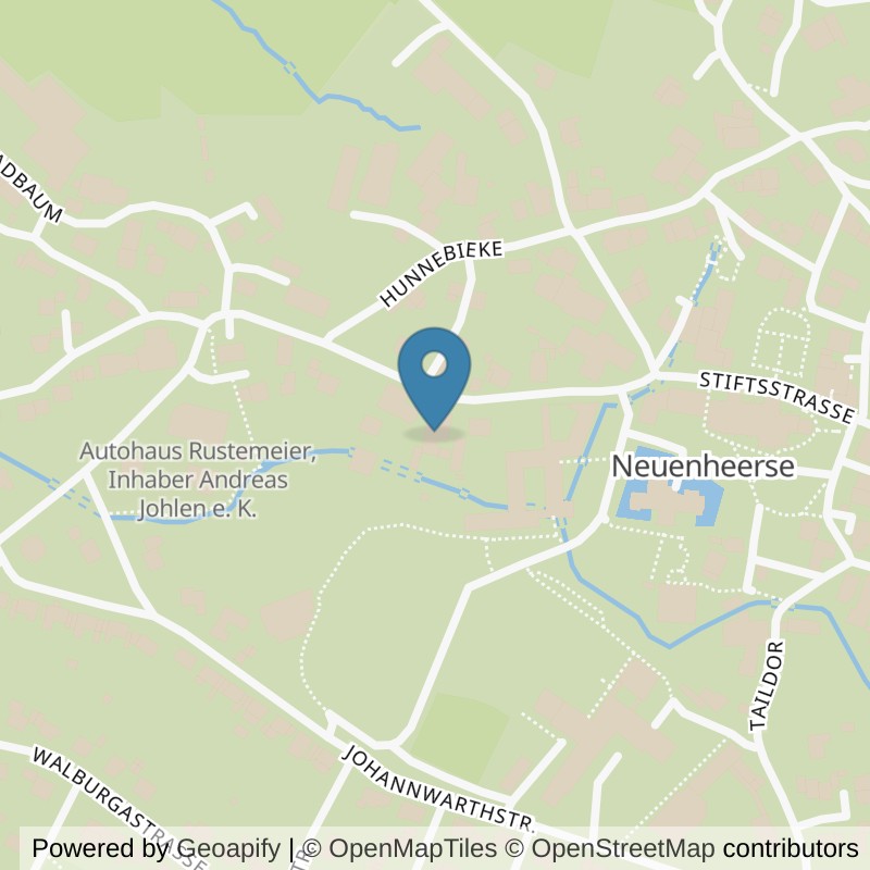 Map: location of fit+ Neuenheerse in Bad Driburg