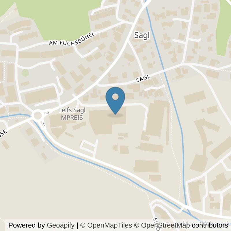 Map: location of FIT&SUN in Telfs