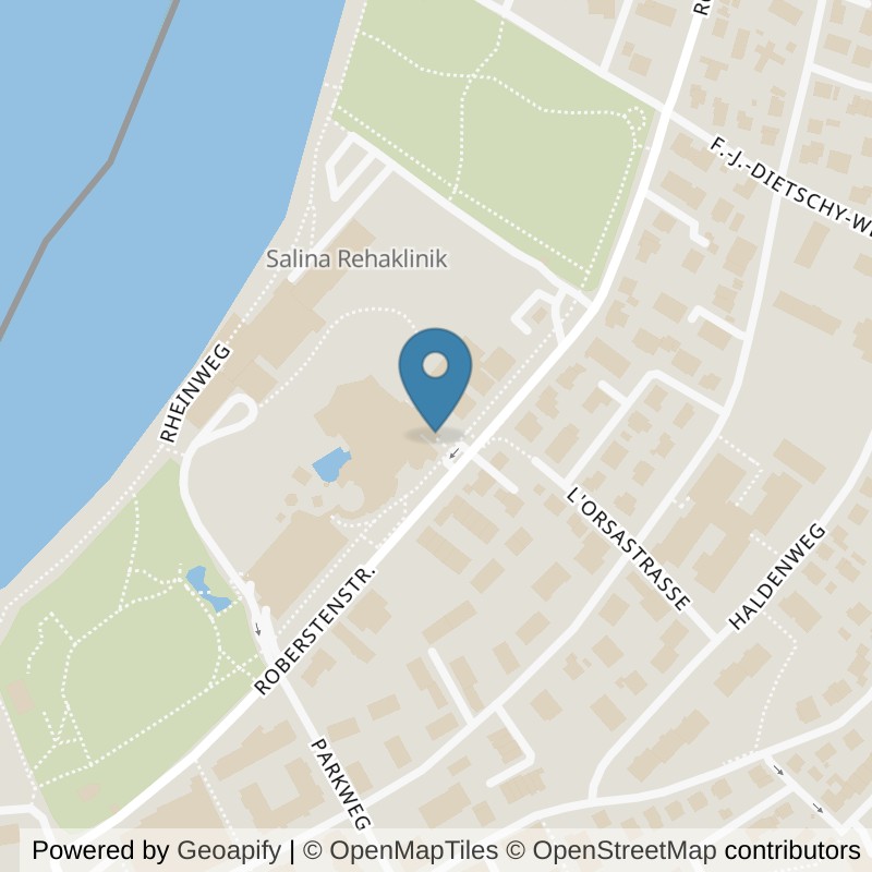 Map: location of fit&well-Galerie im Parkresort in Rheinfelden