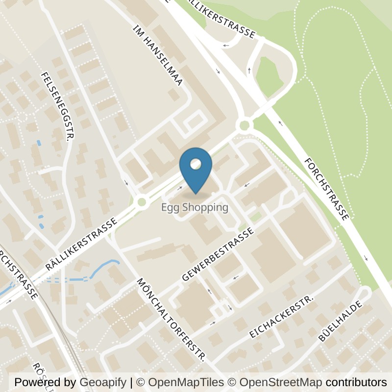Map: location of fit xperience AG in Egg