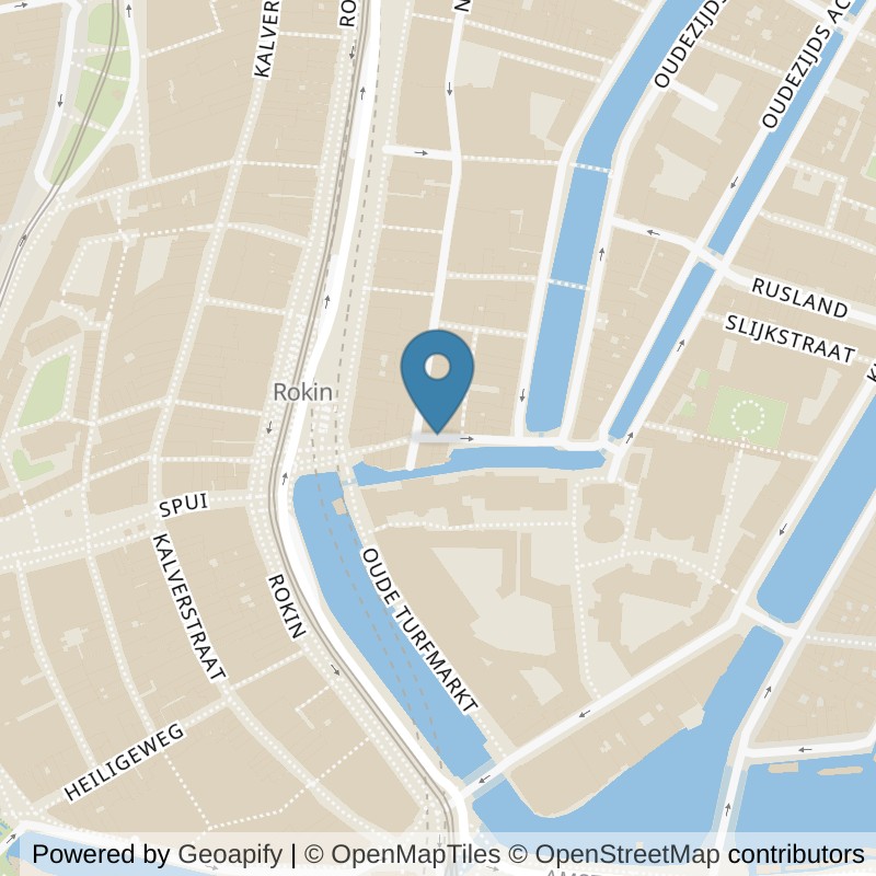 Map: location of fit20 Amsterdam Centrum in Amsterdam