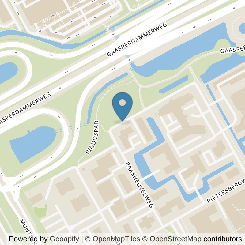 Map: location of fit20 Amsterdam Zuidoost in Amsterdam