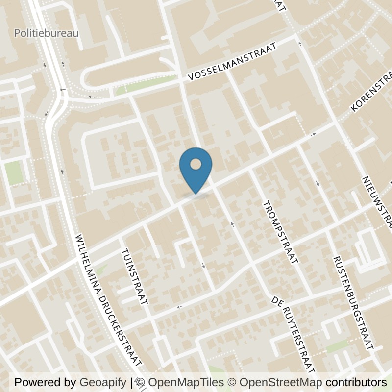 Map: location of fit20 Apeldoorn Centrum in Apeldoorn
