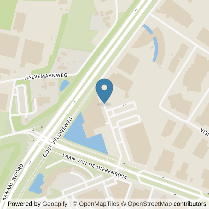 Map: location of fit20 Apeldoorn Noord in Apeldoorn