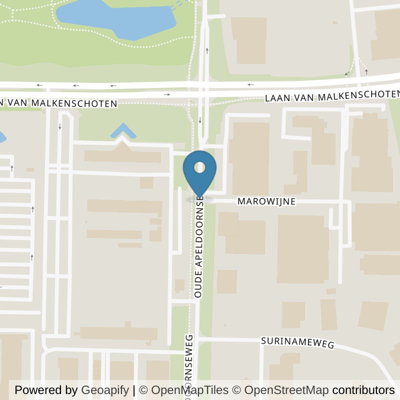 Map: location of fit20 Apeldoorn Zuid in Apeldoorn