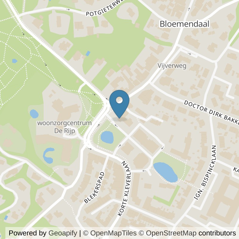 Map: location of fit20 Bloemendaal in CH Bloemendaal