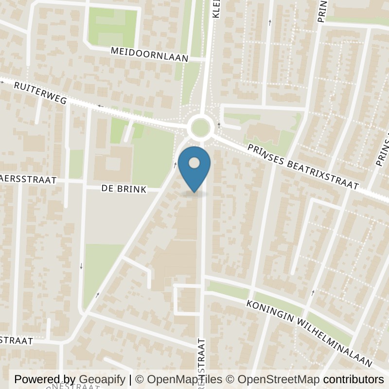 Map: location of fit20 Castricum in EG Castricum