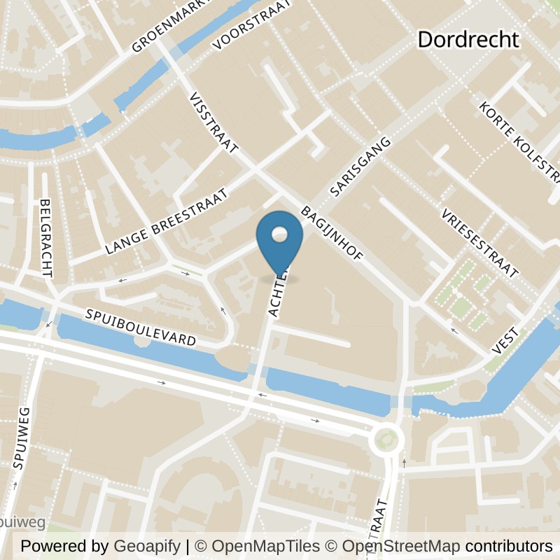 Map: location of fit20 Dordrecht in Dordrecht