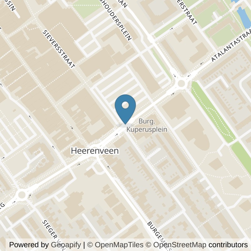 Map: location of fit20 Heerenveen in Heerenveen