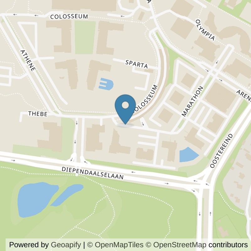 Map: location of fit20 Hilversum in Hilversum