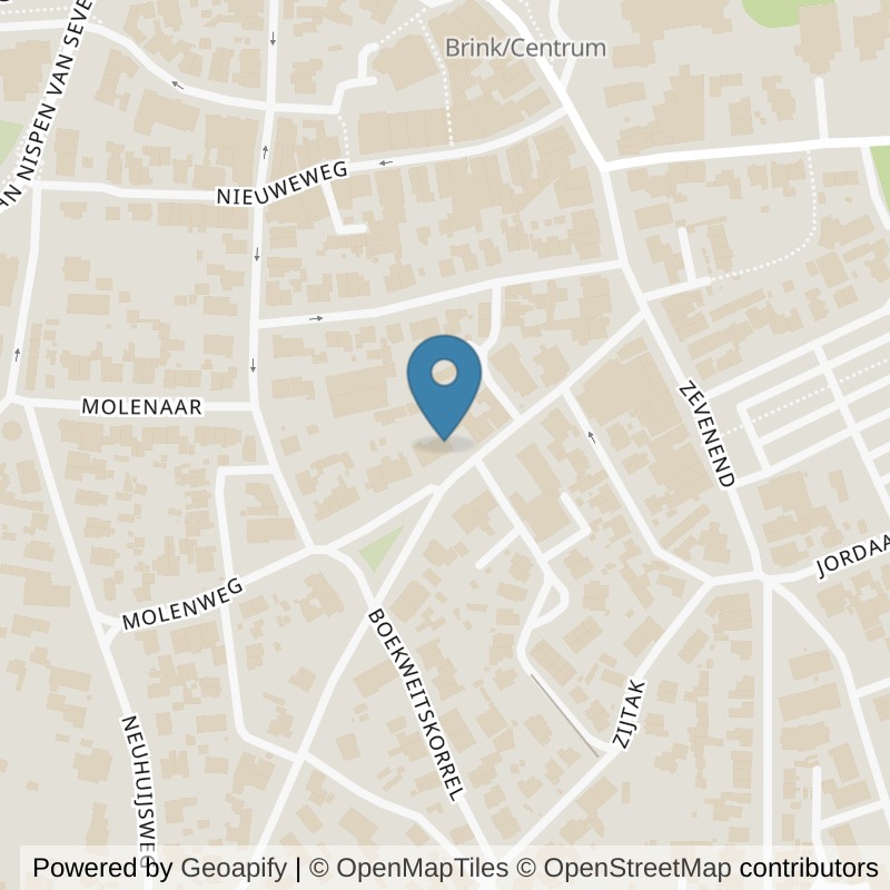 Map: location of fit20 Laren in LB Laren