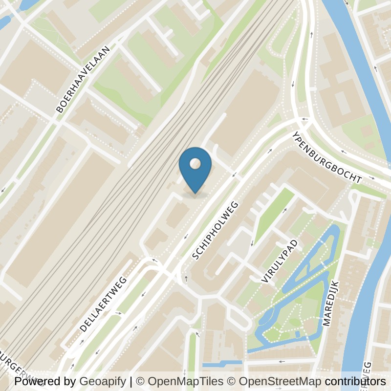 Map: location of fit20 Leiden in Leiden
