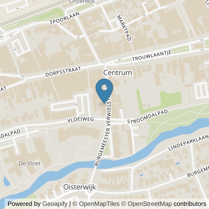 Map: location of fit20 Oisterwijk in JB Oisterwijk