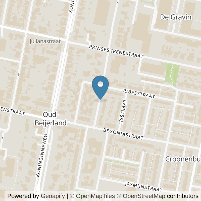 Map: location of fit20 Oud-Beijerland in DE Oud-Beijerland