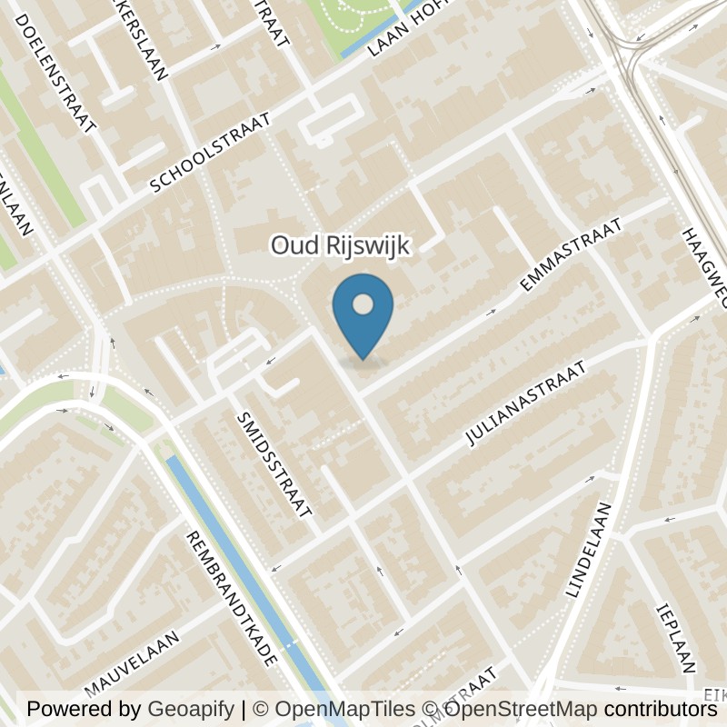 Map: location of fit20 Rijswijk in Rijswijk