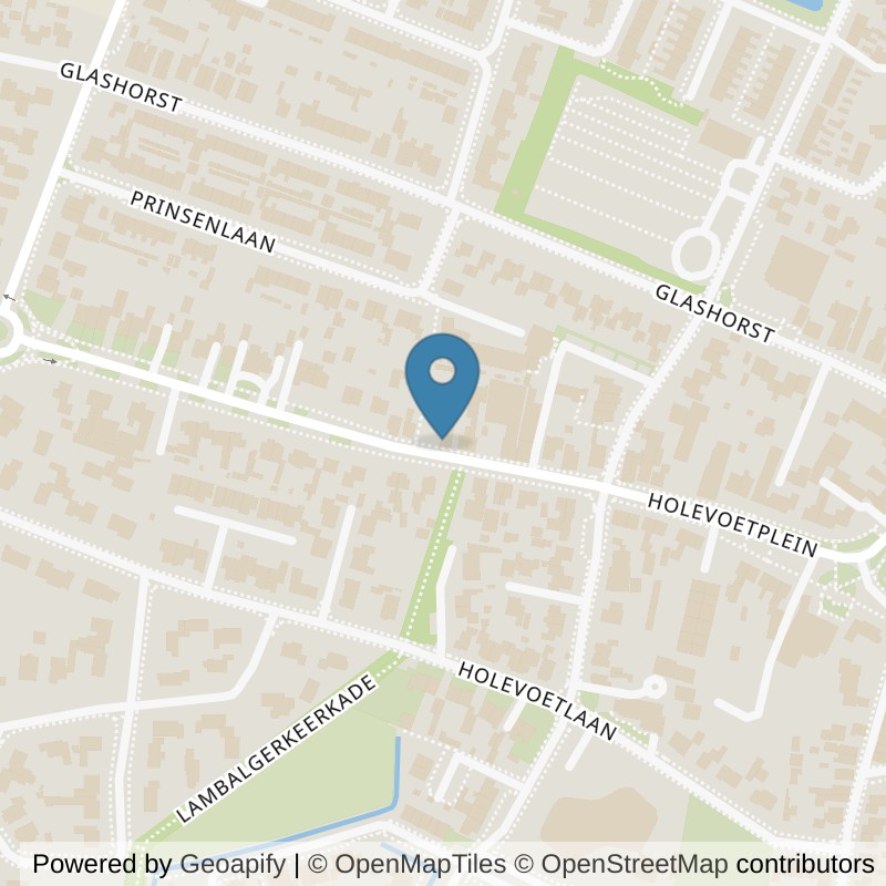 Map: location of fit20 Scherpenzeel in CB Scherpenzeel
