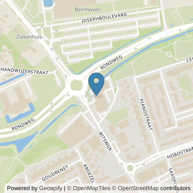 Map: location of fit20 Uden in Uden