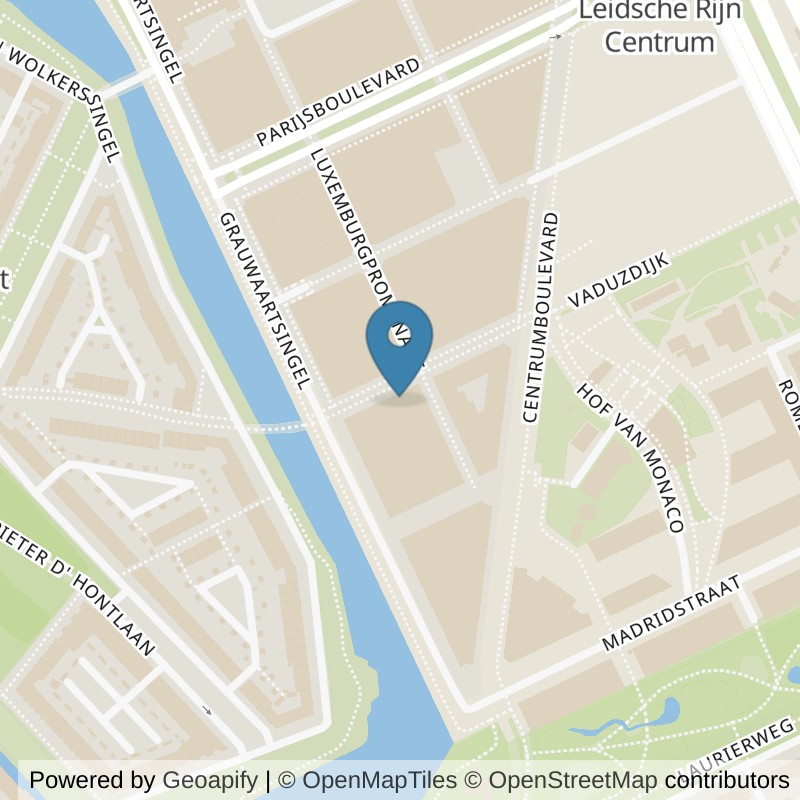 Map: location of fit20 Utrecht Leidsche Rijn in Utrecht