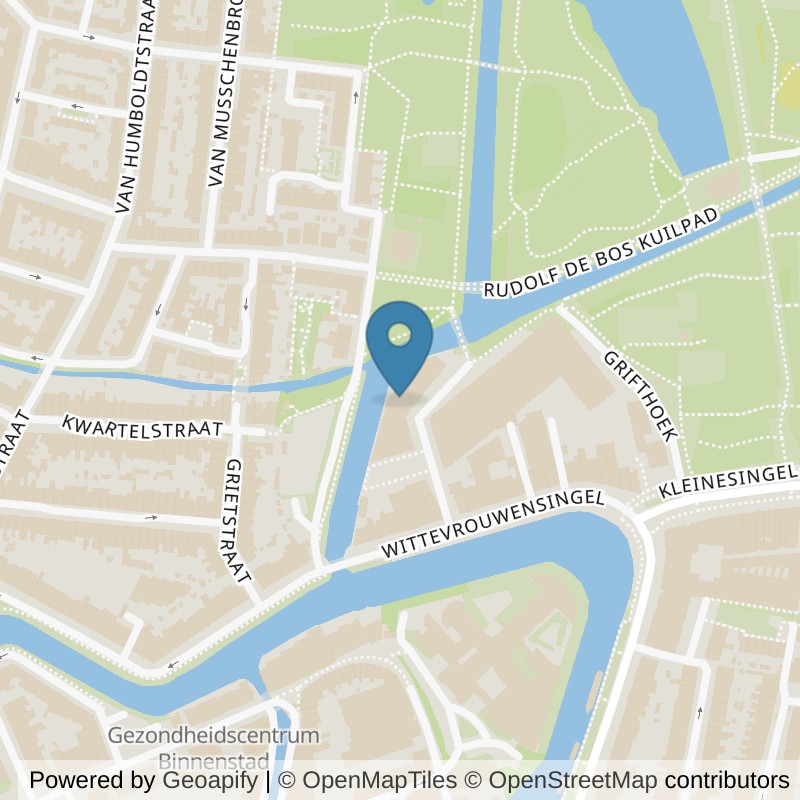 Map: location of fit20 Utrecht-Oost in Utrecht