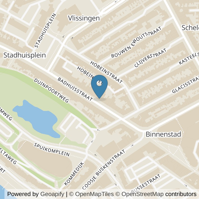 Map: location of fit20 Vlissingen in Vlissingen