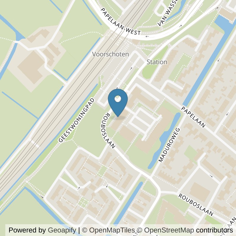Map: location of fit20 Voorschoten in TR Voorschoten
