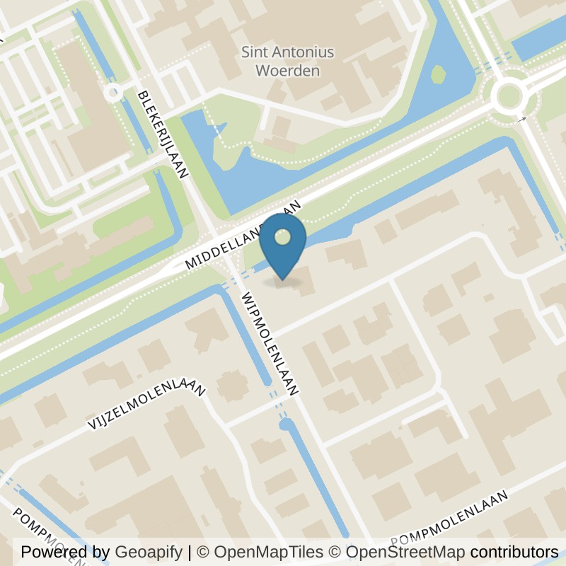 Map: location of fit20 Woerden in Woerden