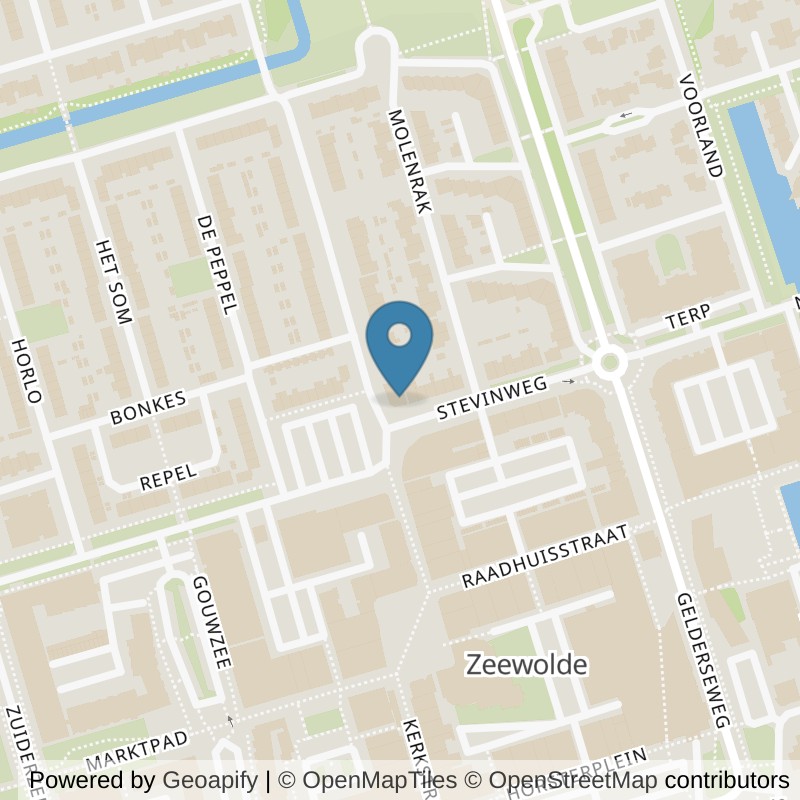 Map: location of fit20 Zeewolde in EA Zeewolde