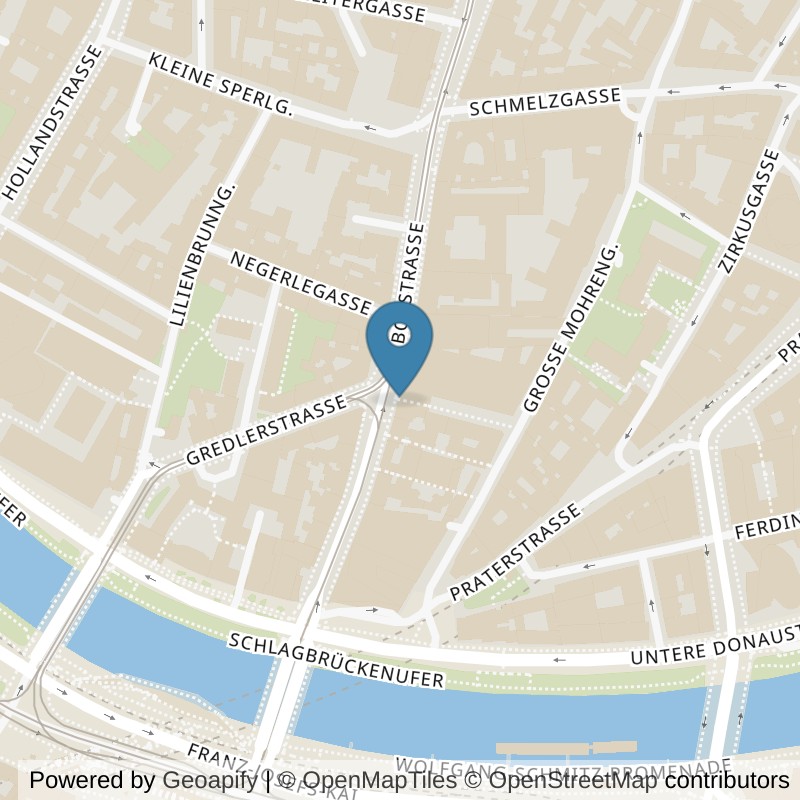 Map: location of FIT21 GmbH in Wien