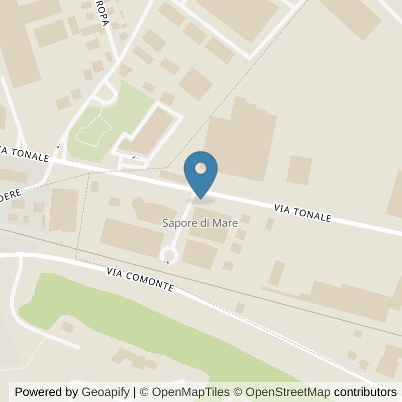 Map: location of FitActive Albano in Albano Sant'Alessandro